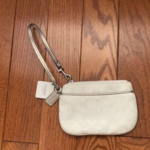 White Coach Wristlet